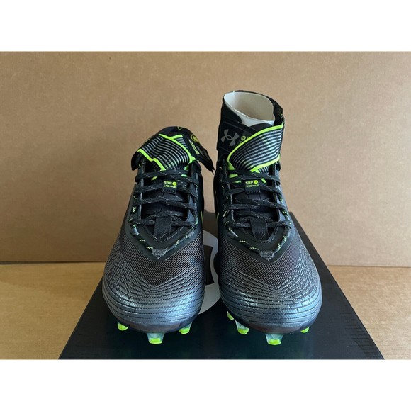 All Sizes - Under Armour Highlight MC Football Black Jet Grey Cleats 3023716-004 main image 4